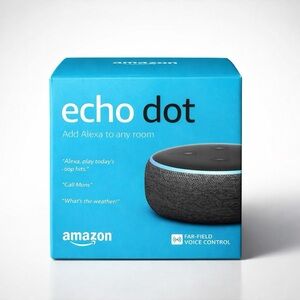 Amazon Echo Dot in Teal Blue